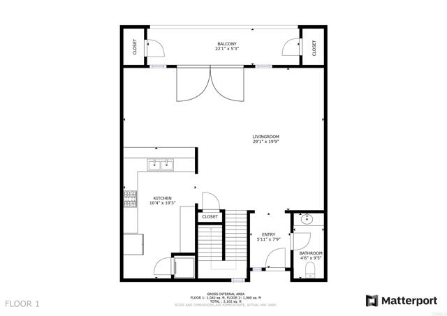 Detail Gallery Image 47 of 49 For 301 W G St #119,  San Diego,  CA 92101 - 2 Beds | 2/1 Baths