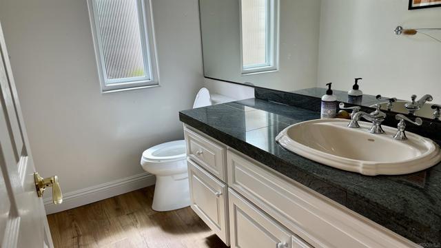 1/2 bath downstairs