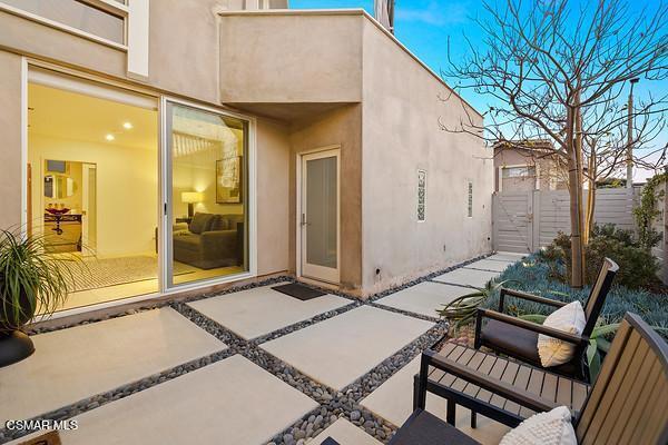 back patio to house