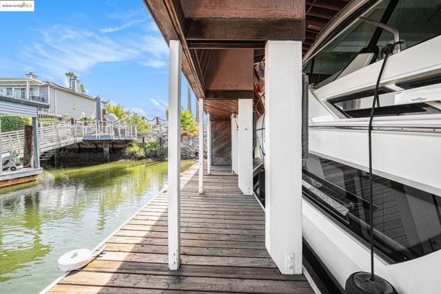 Dock featuring a water view