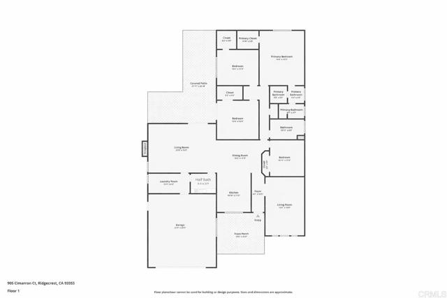 Detail Gallery Image 55 of 55 For 905 Cimarron Ct, Ridgecrest,  CA 93555 - 4 Beds | 2/1 Baths