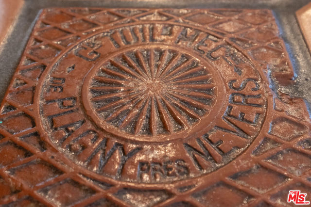 Special tile insert on floors