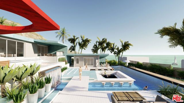 Live the Malibu lifestyle and escape to the beach life!  Perched atop a cul-de-sac with mesmerizing ocean views - don't miss this chance to build your dream home, "Baywatch", on 1.10 acres of land near the ocean.  RTI PLANS TO BE INCLUDED with the sale and call for a single story home with 8 bedrooms, 8.5 bathrooms, 7306 SF + 632 SF garage, roof top deck, guest house and pool cabana.  Boasting wide open views of the Pacific Ocean, the award winning Apel Design Inc. team incorporated classic Malibu into these stunning new construction plans.  The proposed new structure itself stretches across the property like its own private beach resort, providing plenty of space for those residing in the estate, while also creating a courtyard-like center for everyone to come together and enjoy the Malibu way of life.  Every room, window, and roofline was meticulously placed in order to take full advantage of the ocean view without obstruction.  From the color of the exterior, to the wood cladding, every detail was meant to display Apel Design's updated take on the Malibu beach house.  This former horse property offers ample space for indoor and outdoor entertaining and is the perfect tropical getaway for those who crave adventure and relaxation.  The yard boasts productive lemon & orange trees too.  With its close proximity to the ocean, you'll be just minutes away from world-class surfing, paddle boarding, hydrofoil, and swimming.  This tropical paradise is approximately 4 miles from downtown Malibu and offers the perfect blend of adventure and relaxation.  *Total SF per plans include - Main House: 5,232 SF | Guest House: 751 SF | Pool House: 325 SF | Basement: 998 SF  **Existing home is:  4 bed | 3 baths | 2,470 SF.  ***Existing home will be in an active lease agreement from Aug 15th, 2023 to May 15th, 2024.  Lease can be passed over to Buyer, providing passive income while preparing to build the new property.