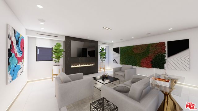 Living room three rendering