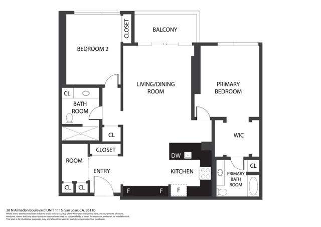 Image 21 of 22 For 38 Almaden Boulevard 1115