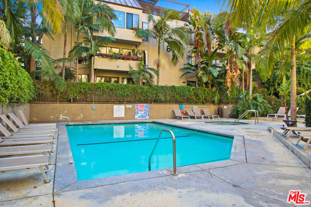 Community pool and hot tub