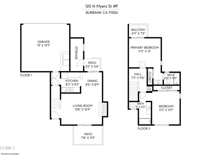 Detail Gallery Image 25 of 25 For 120 N Myers St #F,  Burbank,  CA 91506 - 2 Beds | 2 Baths