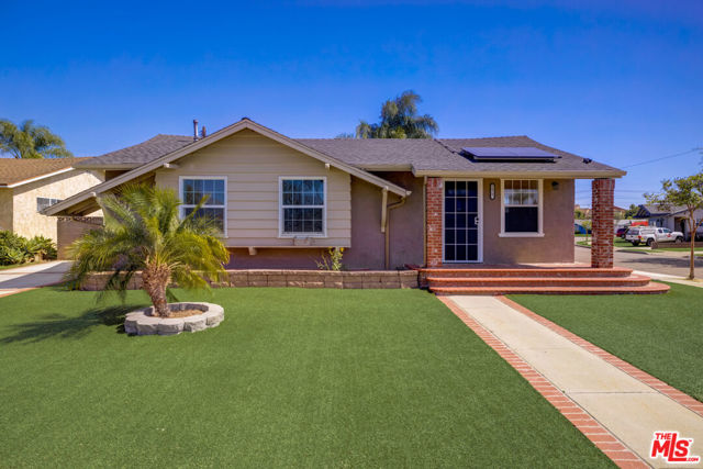 This Buena Park three-story home offers quartz countertops, and a two-car garage.