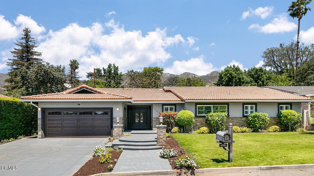 3326 N Raymond Avenue Altadena, California Spacious single-story ranch-style home is beautifully updated and upgraded offering a stunning turn-key foothills oasis. Elegant and made for entertaining, this 3 bedroom, 3 bath home with lovely backyard feels like a vacation retreat, yet offers two separate comfortable home office spaces in addition to its bedroom count. With sophisticated finishes throughout, this home's fabulous kitchen, dining and living spaces are all generously proportioned and feature stainless steel LG appliances, custom cabinetry, large-scale island and built-in bar with wine fridge. Living room offers a show stopping decorative fireplace and easy access to the private entertainer's backyard and patio with an incredible built-in fountain, firepit and grassy area. The comfortable primary bedroom offers direct access to the backyard, as well as a sitting area, walk-in closet and large en-suite bath complete with shiny Hansgrohe and Toto fixtures, and spacious custom cabinetry for storage. Second bedroom suite also allows direct backyard access, as well as beautifully appointed en-suite bath and multiple closets, including one generous walk-in. Third bedroom enjoys lovely natural light from its south facing windows, which can easily be filtered by drawing the plantation shutters, featured throughout the home. The large laundry room offers built-in cabinetry and abundant storage. Don't miss the San Gabriel Mountain vistas from the front yard, or the Avocado and prolific lime tree in the back! Close to beloved Farnsworth Park, Mariposa Village, hiking trails and the Altadena Library, this home offers it all in beautiful Altadena.