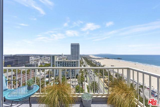 101 California Avenue 1401 Santa Monica, California TOP FLOOR, 14th floor FRONT OCEAN FACING CORNER UNIT. Unobstructed views!!! This spectacular panoramic ocean view condo offers sunrise and sunset views that will take your breath away. Stunning 2 bed + 2 bath, front facing corner unit, with its own private balcony, perched high in the sky. Unlimited views of the Santa Monica coastline and City lights. This full service, high rise building features; secured designated subterranean parking, 24hr. doorman, guest parking, manager on site, heated saltwater pool, and all utilities are incl. in the HOA (water, gas, electricity, basic cable, internet, earthquake insurance, and more). Enjoy the Ocean views & city lights from both bedrooms, and top of the line newly remodeled bathrooms. The kitchen may be redesigned to your taste. A diamond in the rough waiting for your touches, and has not been on the market for over 30+ years. Fabulous location, steps to the beach, stroll to the promenade, at the top of the incline, fine and casual restaurants, movie theaters, parks and so much more! This rare offering is a must see! No better views, you will never need to go on vacation again.