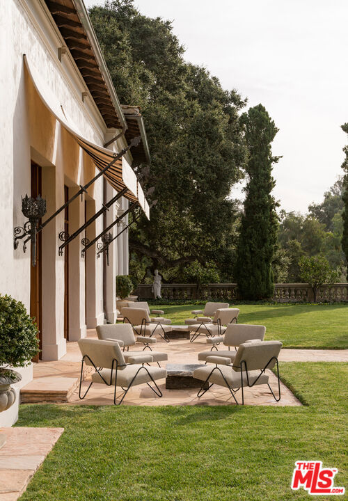 Patio off living room