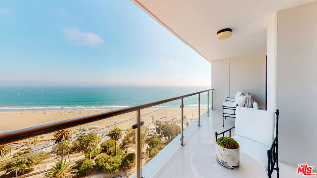201 Ocean Avenue 1806B Santa Monica, California A very RARE find and easily the opportunity of a lifetime to own this 18th floor 2 story 4300+ sf residence with head on Ocean views from every single room from Malibu to Santa Monica Bay. Main floor has a fabulous chefs kitchen with center island, large living and dining rooms spanning approximately 30 ft of windows and terraces. You can hear the sound of the waves while dining, entertaining or relaxing. The primary master suite is approximately 1500 sf with a sitting room, 2 offices, 2 stunning baths and huge walk in closets and a master bedroom that will take your breath away that has floor to ceiling windows and terrace to watch the incredible sunsets. The lower level is a complete apartment with 2bds 2 baths, excellent kitchen and large living room perfect for family, guests, entertaining, staff or personal use such as a screening room. Every room in this home has floor to ceiling windows facing the OCEAN. This doorman full service building is located on Ocean Ave across from the Santa Monica bluffs perfect for that early run in the morning or evening sunset walk. This is a one-of- a-kind property and will bring you joy every minute you live here!