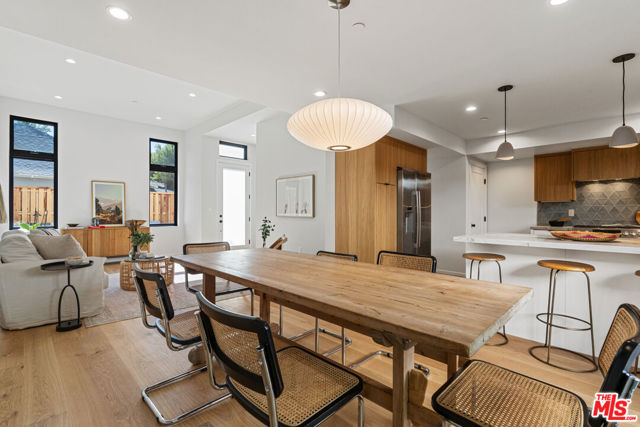 2219 Virginia Avenue 2 Santa Monica, California Incredible newly constructed architectural townhome in the heart of everything Santa Monica has to offer! Completed in 2021, this light-infused modern retreat beautifully blends indoor/outdoor living. //About this home: Exceptionally designed, this 2 Bedroom/2.5 Bath home offers a spacious floorplan and is drenched in natural light. Finished with an earth-toned, organic palette that exudes sophistication and warmth. Enter the main, open living space that offers an 11' ceiling, white oak flooring, and picturesque windows. Designer lighting throughout and a fabulous gourmet kitchen featuring Bosch stainless steel appliances, Quartzite counters, and a stunning Tilebar backsplash. A perfectly situated, well-sized private outdoor patio is an extension of your living space and is ideal for entertaining! Upstairs enjoy two spacious bedrooms, including your light and airy primary retreat with voluminous ceilings and ample closet space. Luxurious bathrooms are finished with Kohler fixtures, Bedrosian's wall tile, and in-shower skylights in the primary bathroom. A spacious laundry room adds the perfect convienence. //You'll Love: Your private roof deck! Enjoy the sunrises, sunsets, and ocean breezes! //The Neighborhood: Across the street from Virginia Ave Park, enjoy endless opportunities to play and enjoy the outdoors. Only 1.5 miles to the beach, a short walk to the Expo Line, the Pico Branch Library, the Farmers Market, 365 Wholefoods, and minutes to restaurants and shops on Ocean Park. This is SoCal living at its finest and an opportunity that will not last long!