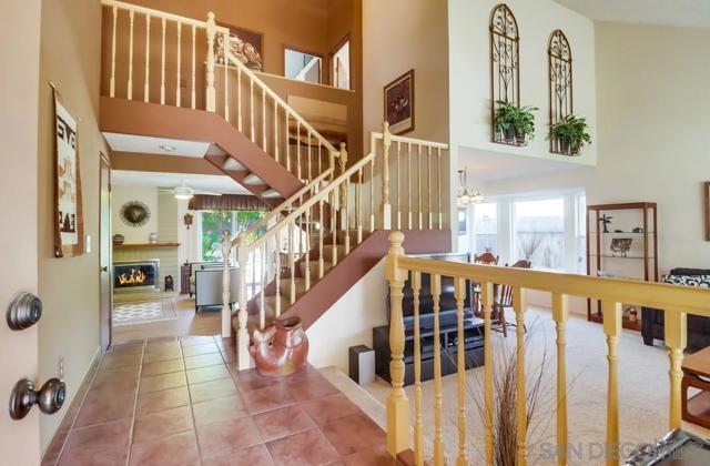 Formal entry with high cathedral ceilings!