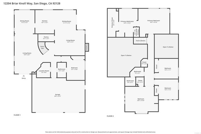 Detail Gallery Image 70 of 73 For 12204 Briar Knoll Way, San Diego,  CA 92128 - 5 Beds | 3 Baths
