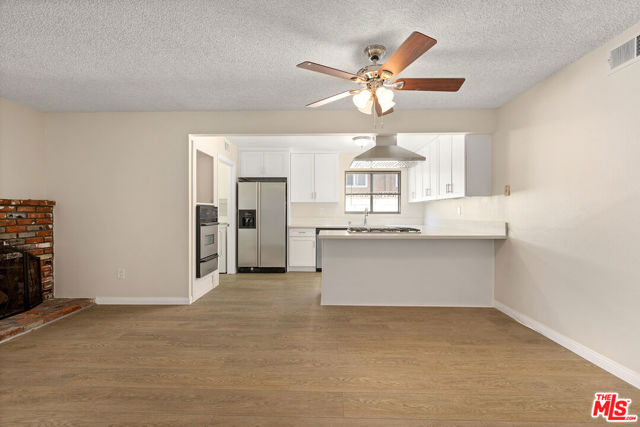 Family Room and Kitchen