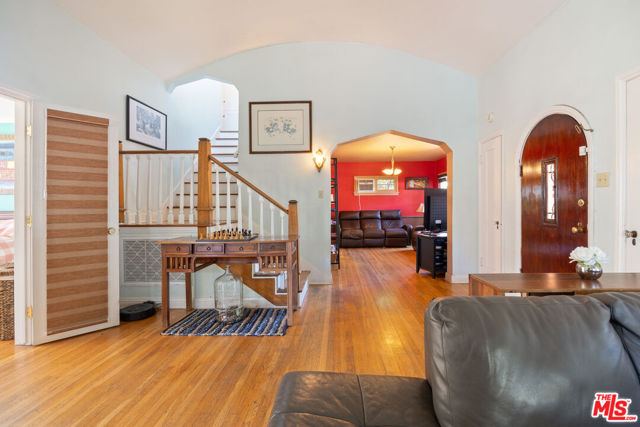 View to family/dining room from living room