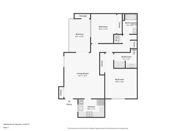 106 Rancho Drive, San Jose CA: https://media.crmls.org/mediaz/27333dee-66cc-402c-abb8-505de99528c8.jpg