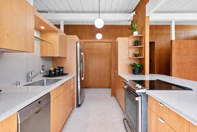 Open Galley Kitchen View To Hallway