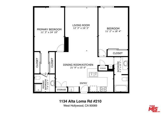 1134 Alta Loma Road, West Hollywood, California 90069, 2 Bedrooms Bedrooms, ,2 BathroomsBathrooms,Condominium,For Sale,Alta Loma,24402025