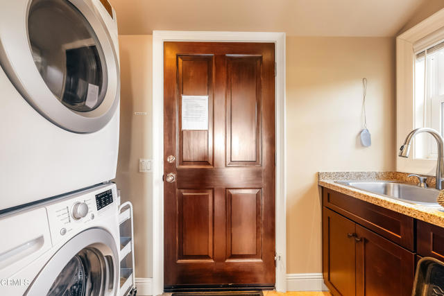 laundry downstairs