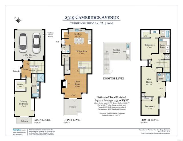 Detail Gallery Image 19 of 20 For 2319 Cambridge, Cardiff By The Sea,  CA 92007 - 3 Beds | 3/1 Baths