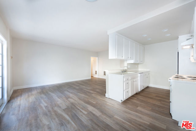 Kitchen View toward Hallway