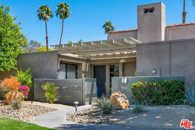 506 Desert West Drive Rancho Mirage, California Beautifully remodeled 3 bedroom, 3 bath condo in Mission Hills Country Club ready to move into. Formal entry leads to spacious living room with stunning fireplace and dining area, both with cathedral ceilings, travertine floors, sliding doors and picture windows overlooking lake, bringing in the great outdoors. Cooks kitchen with walk-in pantry, stainless steel appliances, island for hanging around, marble countertops and clerestory window. Master suite and two additional spacious bedrooms have carpet and ceiling fans. Second bedroom with ensuite bathroom. Bathrooms have been remodeled with wood cabinetry, beautiful travertine tile and granite counters. Relax entertain & enjoy view on your large back patio with pergola overlooking golf course and lake, cook on your BBQ using natural gas connection. Just steps to one of eight community pools. Upgrades include: Ceiling fans, soffit track lighting, blackout shades, wireless thermostats, two zone AC/Heat, two water heaters, Nest wireless smoke/carbon monoxide detector, Lutron Caseta light switches, 2 car + golf cart detached garage with storage room.Mission Hills Country Club is a guard-gated community with golf and tennis facilities that are unmatched. In the Heart of the Desert, it is close to major shopping, entertainment and health facilities. Palm Springs International Airport is just 15 minutes away.