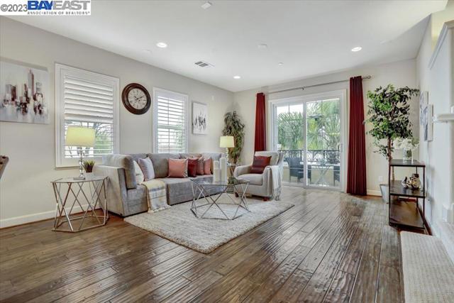 Open concept family room area on second floor