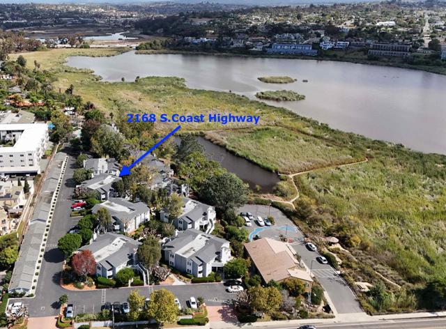 Drone shot facing east side of Lagoon