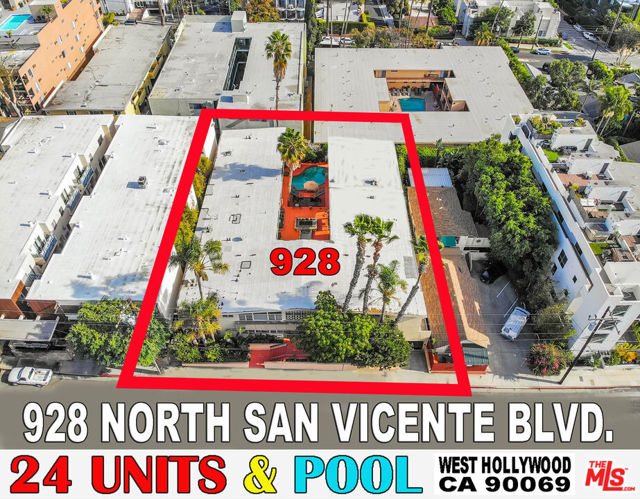 928 San Vicente Boulevard, West Hollywood, California 90069, ,Multi-Family,For Sale,San Vicente,24471791