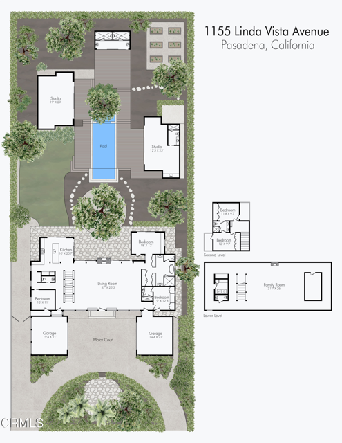 Detail Gallery Image 76 of 76 For 1155 Linda Vista Ave, Pasadena,  CA 91103 - 5 Beds | 6/2 Baths