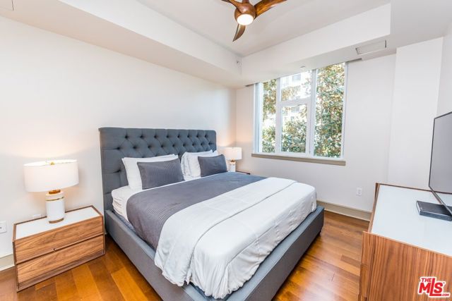 Bright, spacious main bed