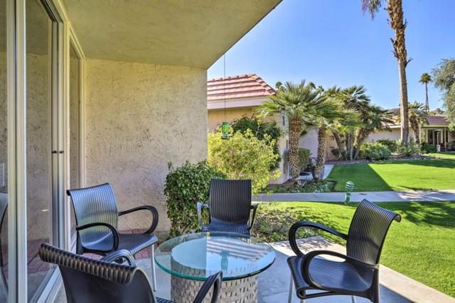 Covered West back patio