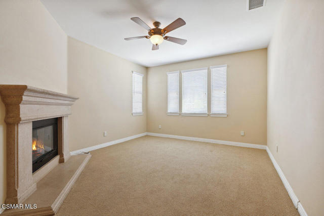 Formal Living Room with Fireplace 2