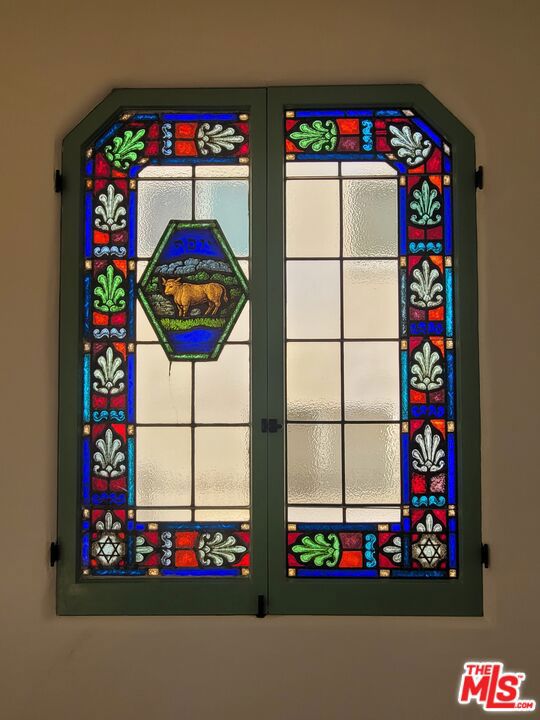 Cleaned, and restored stained glass