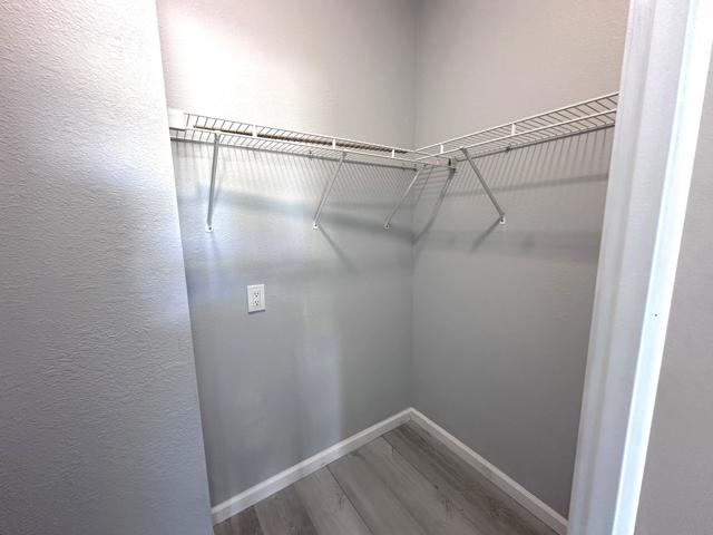 Walk in master closet