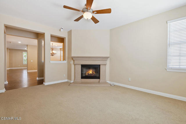 Formal Living Room with Fireplace