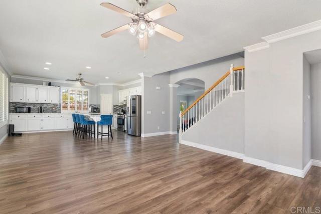 Family Room looking towards kitchen