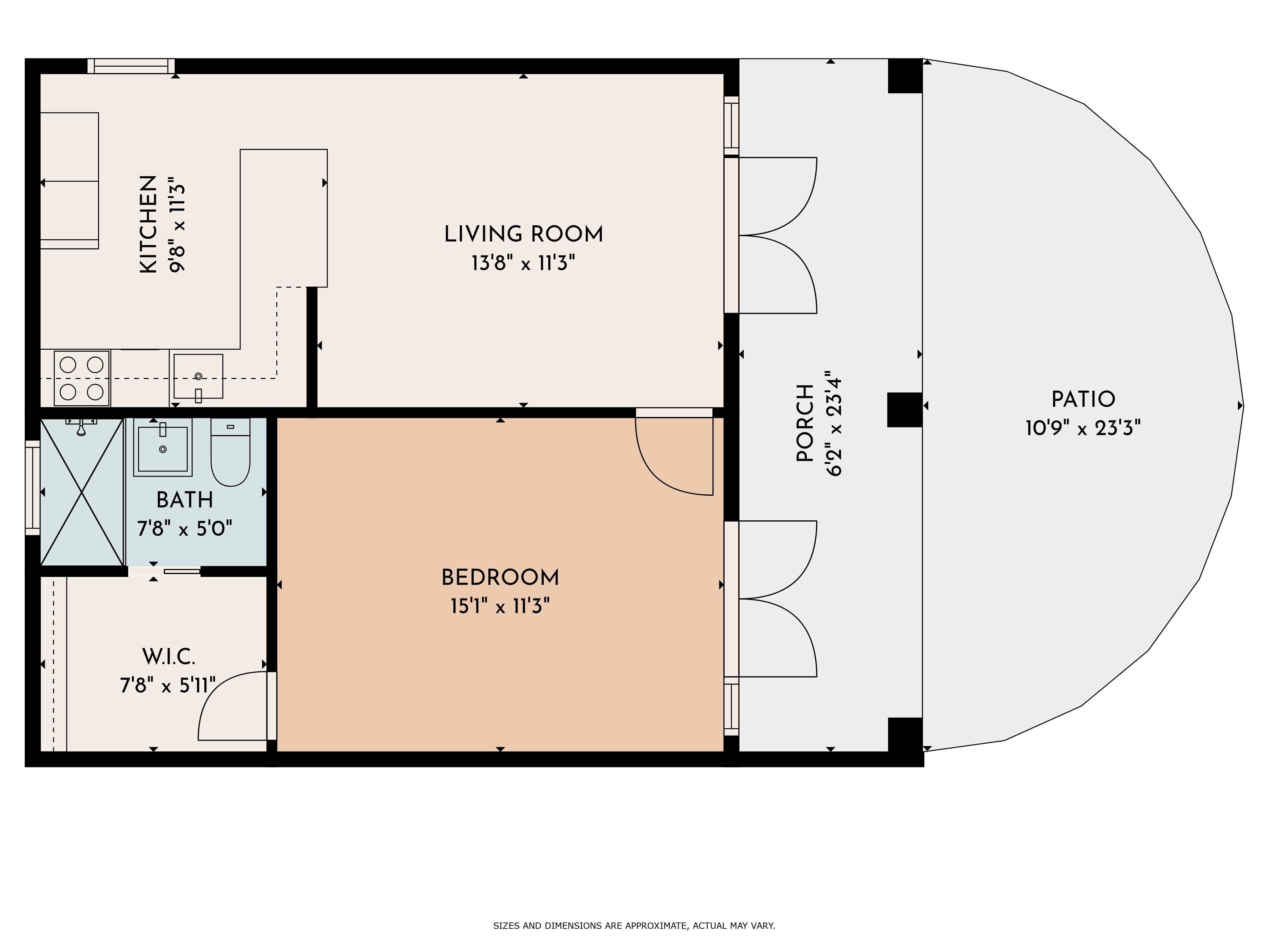 Guest house floor plan