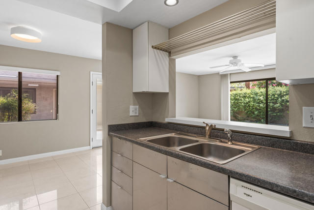 Open to the Living and Dining Areas