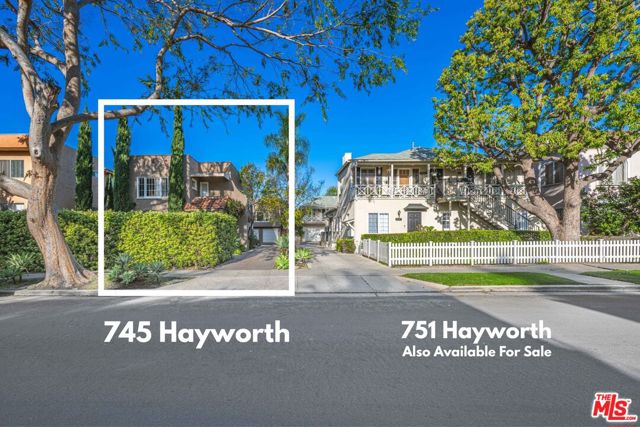 745 Hayworth Avenue, Los Angeles, California 90046, ,Multi-Family,For Sale,Hayworth,25523009