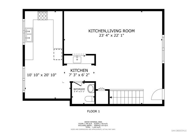 Image 34 of 36 For 835 E Ave  B