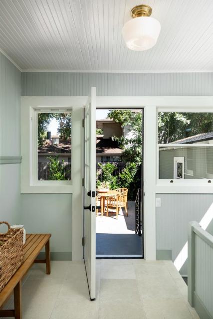 Access from kitchen to laundry, basement and backyard