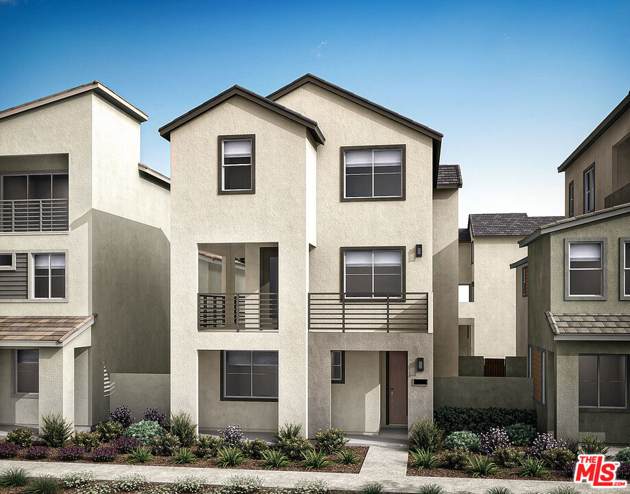 New Construction Lark Plan 2 by Tri Pointe Homes in Valencia. This modern stunner with 4 beds/3.5 baths and a spacious layout will be ready for move-in in July. With a full bed and bathroom down along with its own exclusive sitting area this home lives like it has two primary suites. This home is on a bluff top location with views of the surrounding mountains. -PHOTOS ARE OF MODEL HOME WITH THE SAME FLOORPLAN. ACTUAL FINISHES WILL DIFFER-