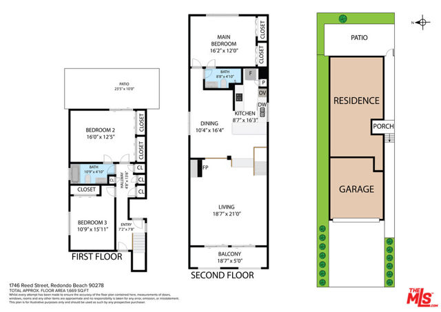 1746 Reed Street, Redondo Beach, California 90278, 3 Bedrooms Bedrooms, ,2 BathroomsBathrooms,Residential,For Sale,Reed,24448863