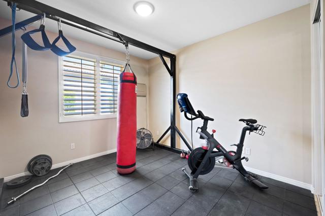 Bedroom 2 Used as Workout Room