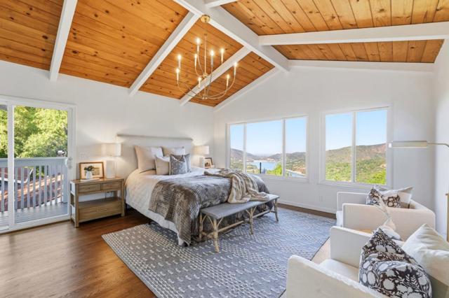 Primary bedroom with view of Lake Lexington