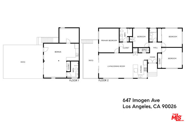 647 Imogen Avenue, Los Angeles, California 90026, 4 Bedrooms Bedrooms, ,3 BathroomsBathrooms,Single Family Residence,For Sale,Imogen,25499501