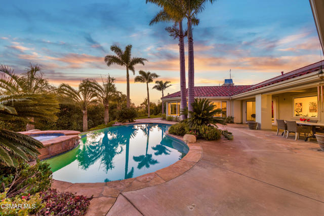 Vista Anacapa Pool Twilight 1